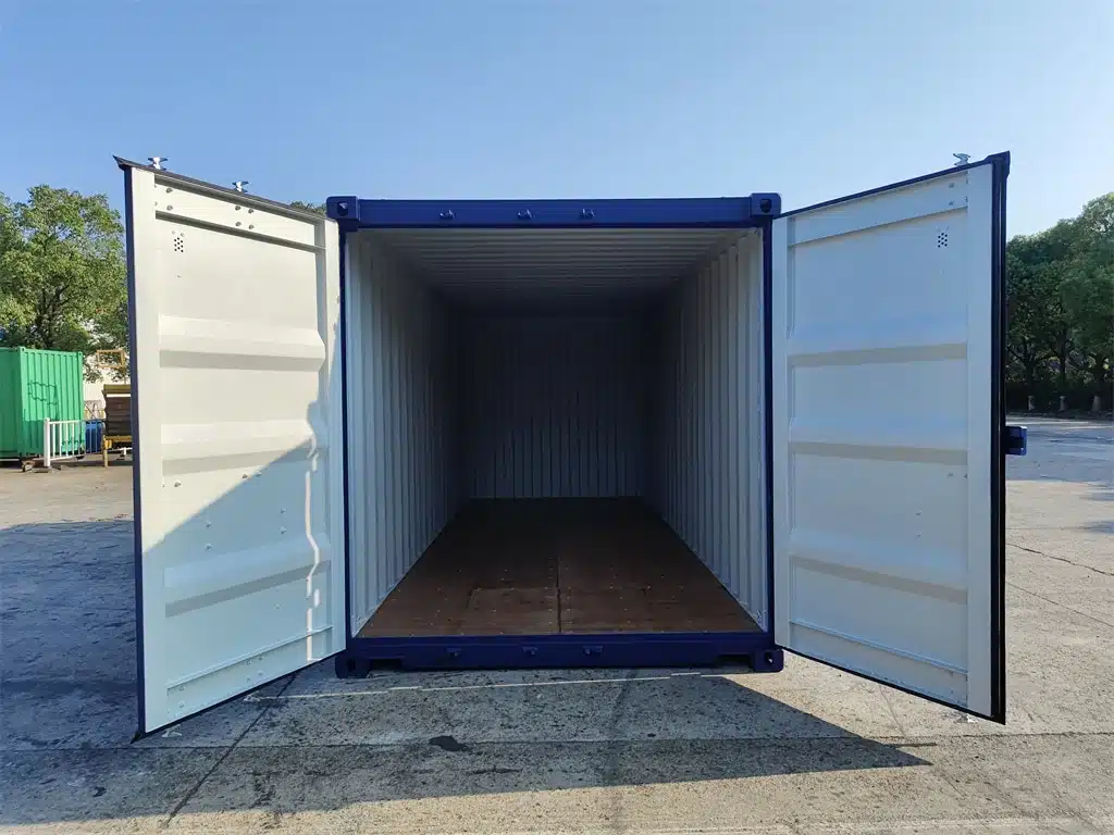 zeecontainer als bureau